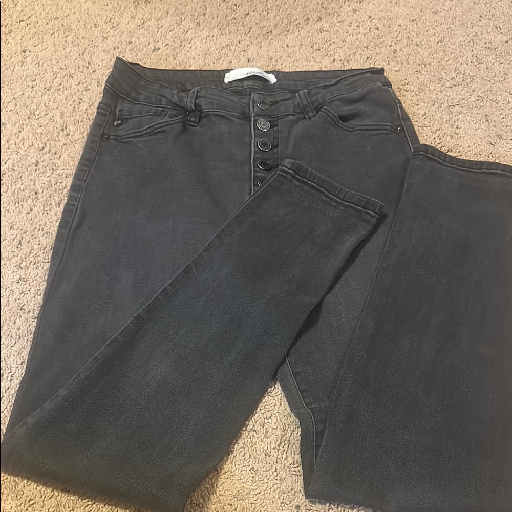 KanCan Faded Black Skinny Jeans
